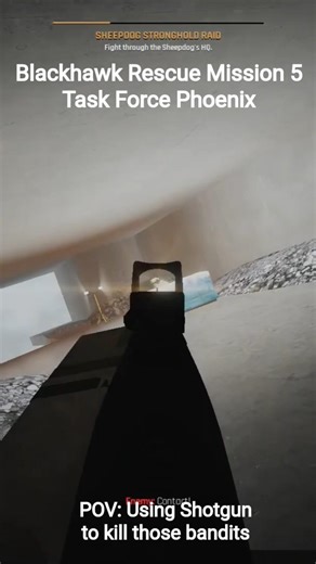 Epic scene using shotgun while do sheepdogs raid #brm5 #roblox #blackhawkrescuemission5 #fyp