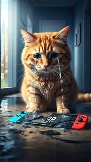 Poor cat breaks nitendo switch please sub for fart 8 #teamnosleep #gutbusters #teamsilent #nosleepcl