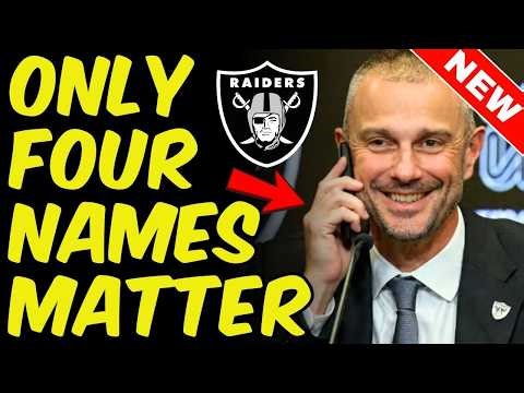 ⚠️🔥 BREAKING! SPYTEK TARGETS FOUR PLAYERS WHO CHANGE RAIDERS FUTURE FAST! LAS VEGAS RAIDERS NEWS