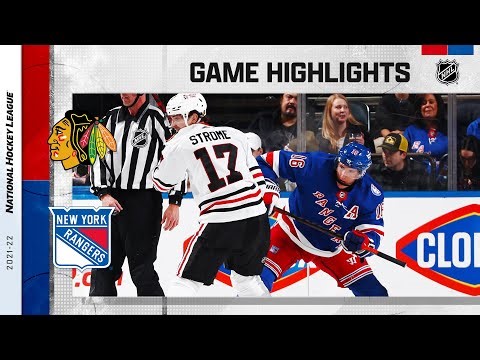Blackhawks @ Rangers 12/4/21 | NHL Highlights