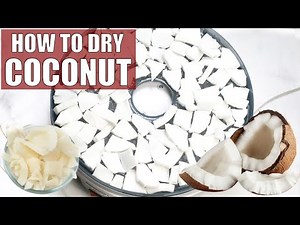 2 Simple Ways to Dry Fresh Coconut Meat