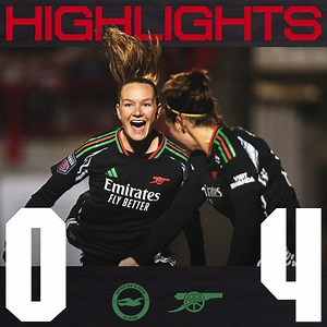 Ready to relive it all again, Gooners? 🍿 Highlights from last night's Subway Women's League Cup victory are now live 👉 arsn.al/HQ1cBtS | Arsenal Women