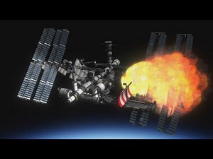Blowing up the ISS - KSP