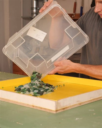 67K views · 144 reactions | Transform Beach Glass into Art with an Epoxy Table! | Superfellas | Facebook