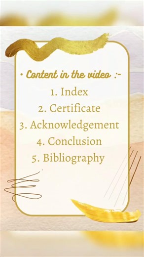 Watch this video to learn how to write a perfect Certificate, Acknowledgement & Introduction👈