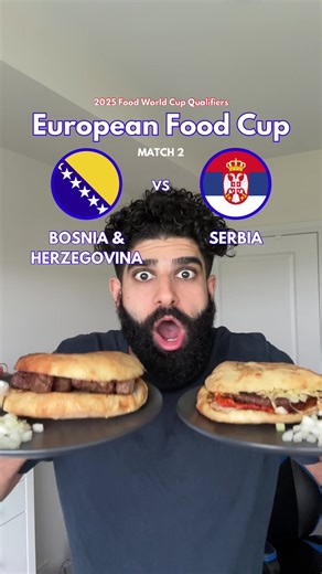 BOSNIA VS SERBIA - European Food Cup