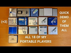 All My Portable Mindisc Players & Recorders