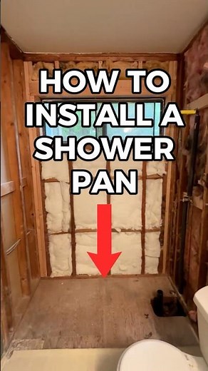 How to Install a Shower Pan | American Home Remodeling #bathroomremodel