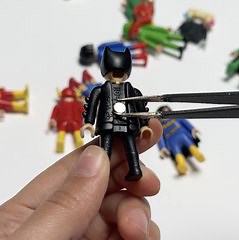 Cable mess solved with simple plastic toys 🧸✨