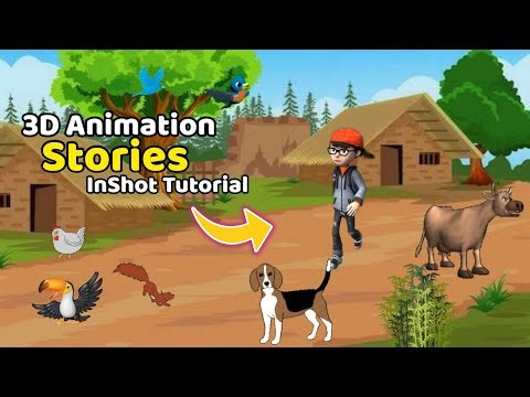 How to make Animated Story Videos in InShot | Tutorial in Urdu & Hindi