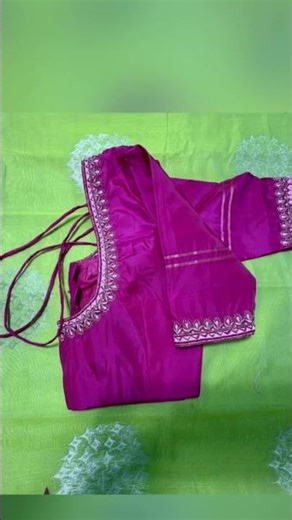 Some of the grand and simple machine embroidery design blouse images i made