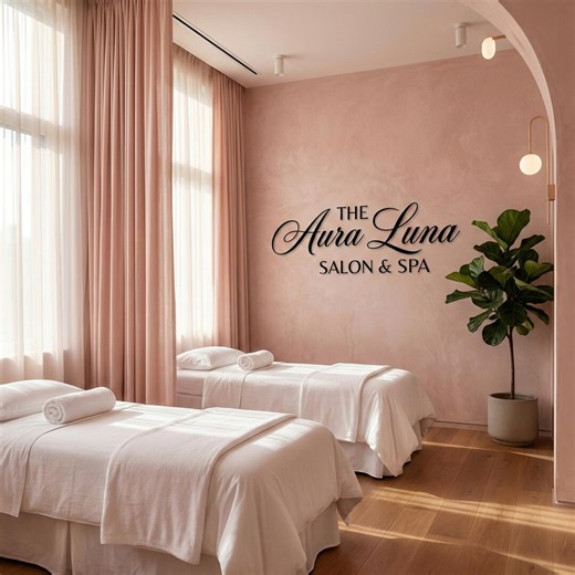 Custom Salon Spa Logo Sign 3D Wall Logo for Beauty Studio Reception Modern Elegant Brand Decor - Etsy