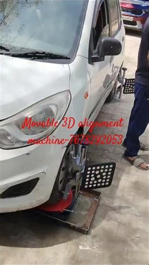 movable 3D alignment machine #motor #alignment #automobile #carcare #car #shorts #viral #socialmedia