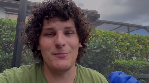 How a python ended up in my pool