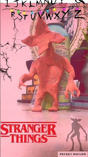 Stranger Things - Stop Motion Animation #strangerthings #netflix #shorts