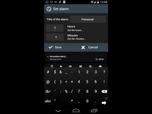 Tasker Demo: Alarms (AlarmPad)