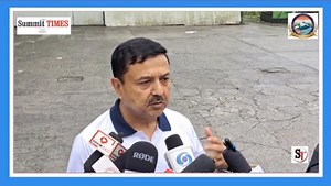 #summittimes #newsupdate "Idle mind is a devil's workshop" Health minister G.T. Dhungel on the occasion of 11th International Yoga day conveys this message while underscoring on the importance and benefits of yoga. He urged for the youth to actively partake in the practice, reinstating on its impact on one's physical, mental and spiritual health | Summit Times