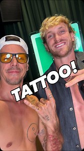 Logan Paul joined the Guinness World Record finally! Have you ever seen @loganpaul tattoo before !!? Here’s a first look! Welcome to the world record brother! 💛 @tmz_tv #loganpaul #tattoo #worldrecord | Fünky Matas