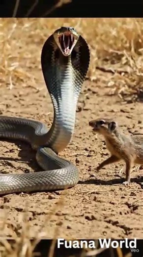 Deadly Cobra Faces Its Greatest Enemy 😯#wildlife #animalfacts #kobra #mangoose #amazinganimals