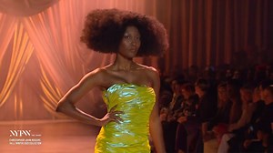 Old world glamour takes a turn on the runway for Christopher John Rogers' February 2020 runway at #NYFW. Read more about the collection: https://nyfw.com/back-of-house/christopher-john-rogers-february-2020 | NYFW