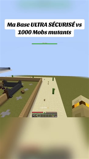 Ma Base ULTRA SÉCURISÉ vs 1000 Mobs mutants #azpaztv #minecraftbuilding #minecraft