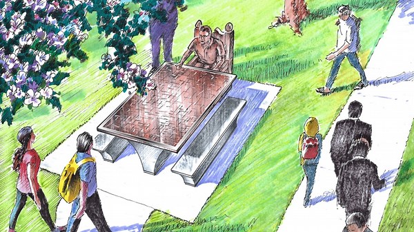 Gary Gygax Memorial Game Table for Dungeons Dragons Fans