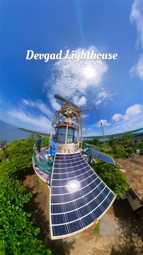 Divesh Kubal | STOP! This is NOT just another lighthouse… 🌊 Ever seen solar-powered magic meeting 110 years of secrets on India’s wild coastline? ⚡🇮🇳... | Instagram