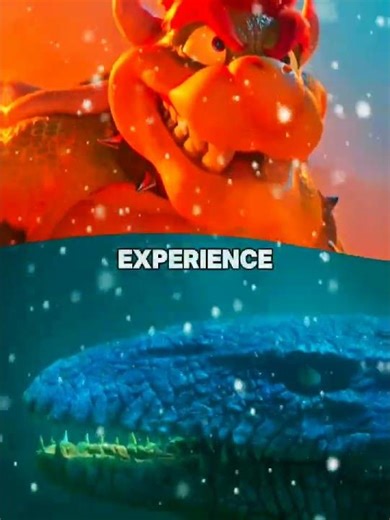 Bowser vs Mosasaurus