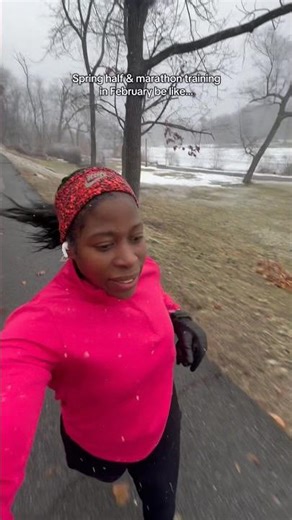 Spring Half & Marathon Training in Winter Be Like…. #winterrunning #halfmarathontraining