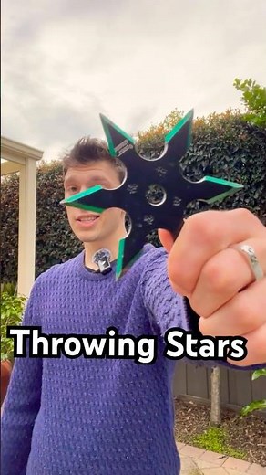 These are Throwing Stars #ninja #throwingstar #weapons