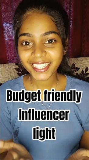 Budjet friendly influencer light #jahnavivibes #budgetfriendly#influencerlight #ringlight