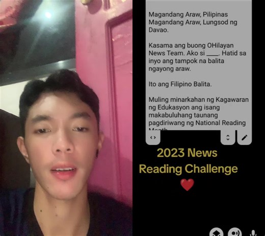 24 Oras Balita Script, Teleprompter Challenge