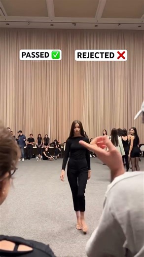 Passed✅ or Rejected ❌: What Models hear at castings #usa #fashion #modeling #nyc