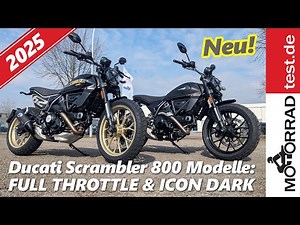 New Ducati Scrambler models for 2025 | Introducing the Full Throttle & Icon Dark