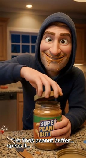 Burglar caught by peanut butter