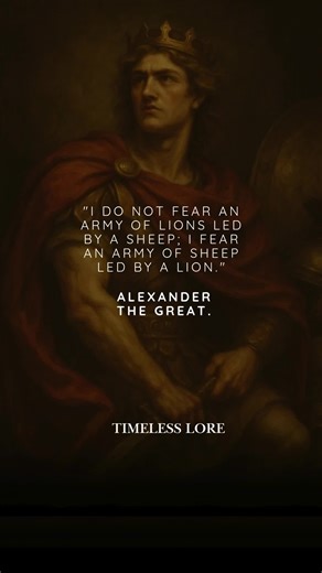 Leadership shapes destiny. It’s not the strength of many, but the vision of one that changes everything. 📚 Follow Timeless Lore for ancient wisdom that still conquers today.