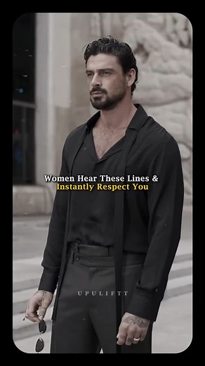 Read & Save for Later ↓ Women Hear These Lines — and Instantly Respect You 1. “I don’t explain myself twice.” Confidence. Boundaries. Finality. 2. “You’re free to go if that’s how you feel.” No guilt. No chasing. Just frame. 3. “Let’s not waste each other’s time.” Says you value your energy — and won’t tolerate games. 4. “I’ll let you feel what you need to feel.” You’re not controlling emotions — you’re standing calm in the storm. 5. “I’ve already made my decision.” Power. Direction. Leadership.