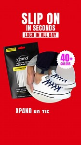 Your day moves fast. Your laces should too. Xpand No-Tie Elastic Laces slip on instantly, stay locked in, and never come undone mid-day. No knots. No trips. Just flexible, stretch-fit comfort that moves with you. Holiday Sale: 25% OFF Bonus Gifts. Code: HOLIDAY25. | Xpand Lacing System