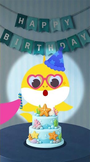 祝鯊魚寶寶生日快樂！🎂🎉🦈 #babyshark #shorts