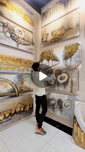 Interior Xpression on Instagram: "Step into a Dimension Beyond with 3D Embossed Canvas Paintings 🌟 Depth & Dimension: Experience art that leaps off the canvas, adding a layer of intrigue to every glance. ⠀⠀ ⠀⠀⠀⠀⠀⠀ Distinctive Texture: Revel in the tactile beauty of embossed designs that beckon touch and admiration. ⠀⠀⠀ ⠀⠀ Gleaming Metallic Accents: Elevate your space with sophisticated metallic, shimmer, making every room feel like a curated gallery. ⠀⠀⠀ Adaptive Decor: Whether it's the study,