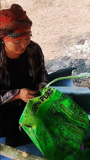 stitching of rice bag, bag