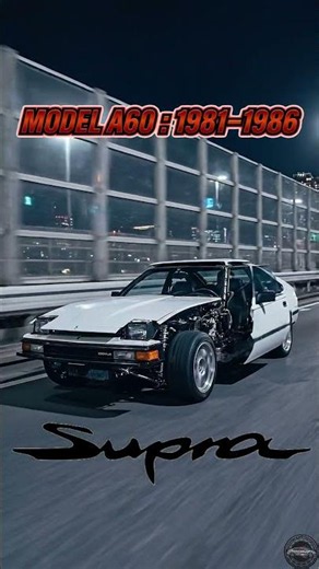 Toyota Supra Evolution (1978–Present) | #ToyotaSupra#Supra#Toyota#fyp