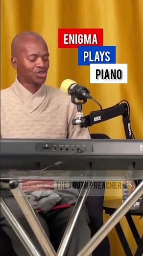 Brother Enigma Playing a Piano on Chris Network #brotherenigma #chrisnetworkpodcast #youtubeshorts