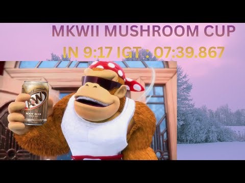 MARIO KART WII MUSHROOM CUP IN 9:17 IGT: 7:39.867