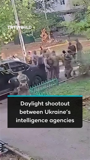 Daylight shootout between Ukraine’s intelligence agencies