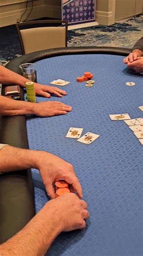 10K views · 27 reactions | Derrick Normand is all in pre and Alan Misenheimer looks him up from the big blind. Its Queen Jack for Derek and King Jack for Alan. Queen on the flop but King find the river. Derek wins $5,000 for fifth. Next payout is $6,020. | Gulf Coast Poker.NET | Facebook