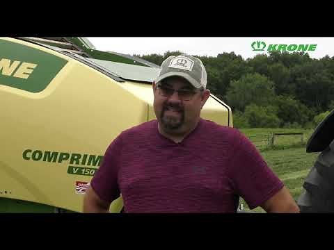 KRONE Comprima Round Baler - Managing tighter weather windows