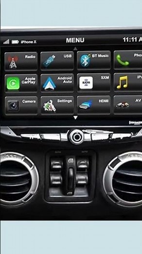 STINGER HEIGH10 Wrangler JK Stereo Replacement – 10” HD Touchscreen Radio with Apple CarPlay,