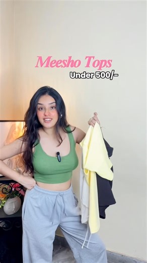 Meesho Tops under ₹500 #fashion #style #meeshohaul #haul #tops #styling #yt #ytshorts #viral #fyp