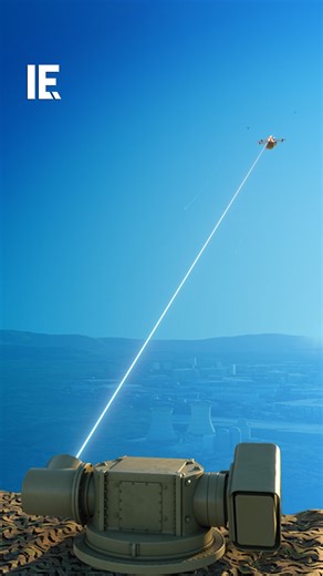 Interesting Engineering on Instagram: "We now have the world's first laser weapon, the Apollo. It's a 100 kilowatt laser, meant to kill 50 drones per minute. How does it work? And what does this mean for the future of warfare?"